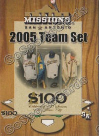 2005 San Antonio Missions Header Card