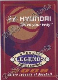 2006 Hyundai AAA Legends Header Card