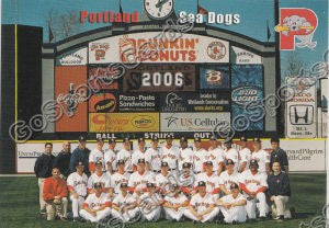 2006 Portland Seadogs Header Card