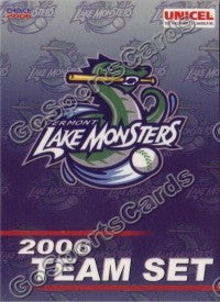 2006 Vermont Lake Monsters Header Card