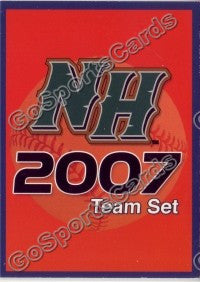 2007 New Hampshire Fisher Cats Header Card