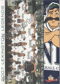 2007 Lexington Legends Team Photo