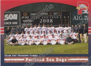 2008 Portland Seadogs Header Card
