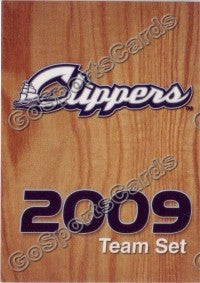 2009 Columbus Clippers Checklist Card