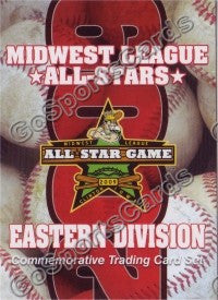 2009 MidWest League All Star Eastern Division Header Card