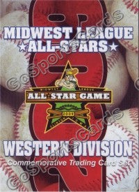 2009 MidWest League All Star Western Division Header Card