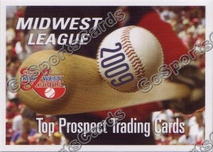2009 MidWest League Top Prospects Header Card