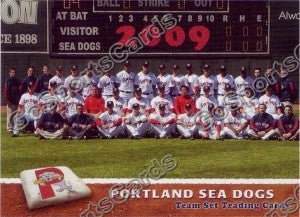 2009 Portland Sea Dogs header card