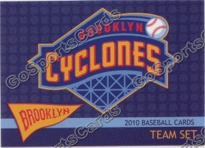 2010 Brooklyn Cyclones Header Card Checklist
