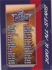 2010 International League All Star Header Card