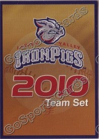 2010 Lehigh Valley IronPigs Header Card