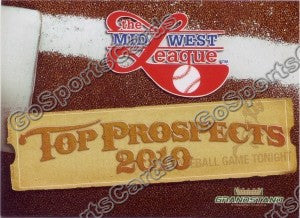 2010 MidWest League Top Prospects Header Card