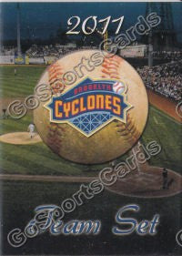 2011 Brooklyn Cyclones Header Checklist Card