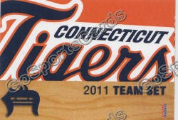 2011 Connecticut Tigers Header Checklist Card