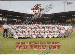 2011 Greeneville Astros Team Photo Checklist