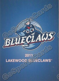 2011 Lakewood BlueClaws Header Card