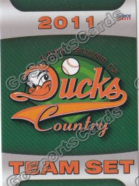2011 Long Island Ducks Header Checklist
