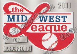 2011 MidWest League Top Prospects Header Card