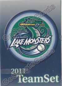 2011 Vermont Lake Monsters Header - Checklist