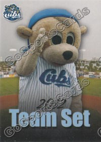 2012 Daytona Cubs Header Checklist Mascot