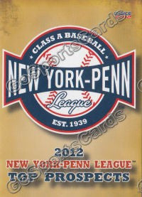 2012 New York Penn League Top Prospects NYPL Header Checklist