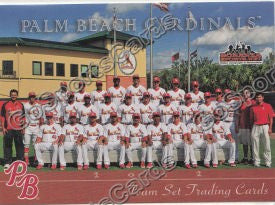 2012 Palm Beach Cardinals Header Checklist