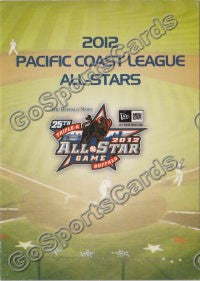 2012 Pacific Coast League All Star Header Card Checklist