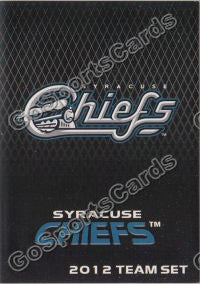 2012 Syracuse Chiefs Header Checklist