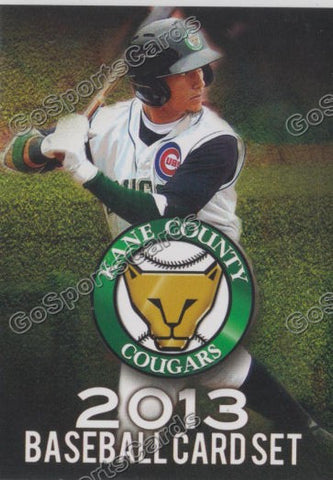 2013 Kane County Cougars Header Card (Albert Almora)
