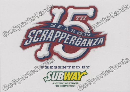 2013 Mahoning Valley Scrappers Header Card