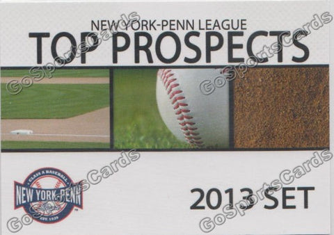 2013 New York Penn League Top Prospect NYPL Header Checklist