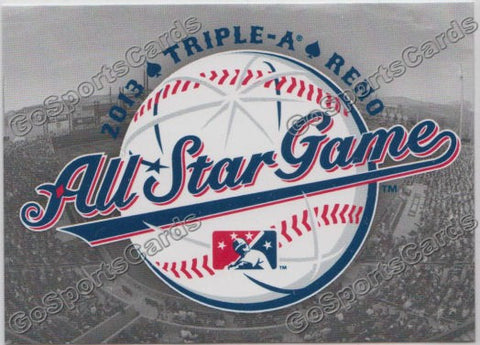 2013 Pacific Coast League All Star PCL Header Checklist