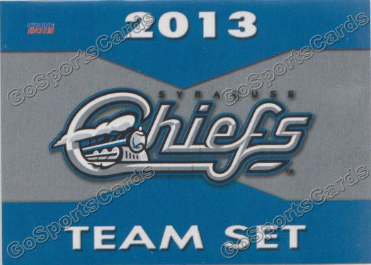 2013 Syracuse Chiefs Header Card