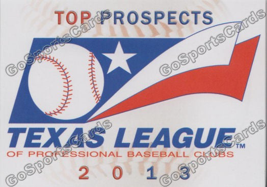 2013 Texas League Top Prospect Header Card