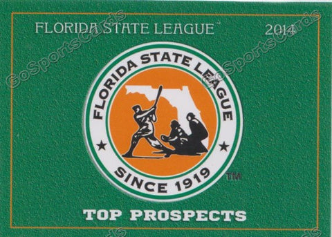 2014 Florida State League Top Prospect Header Checklist