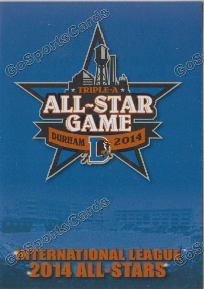 2014 International League All Star Header Card