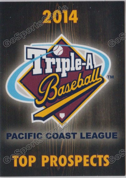2014 Pacific Coast League Top Prospect Header Checklist