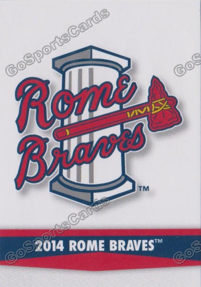 2014 Rome Braves Header Card