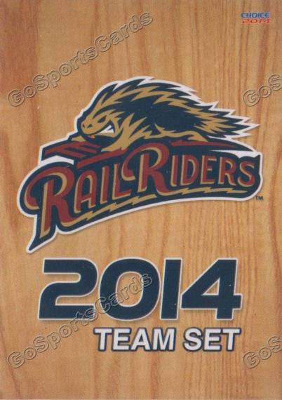 2014 Scranton Wilkes Barre Railriders Header Checklist