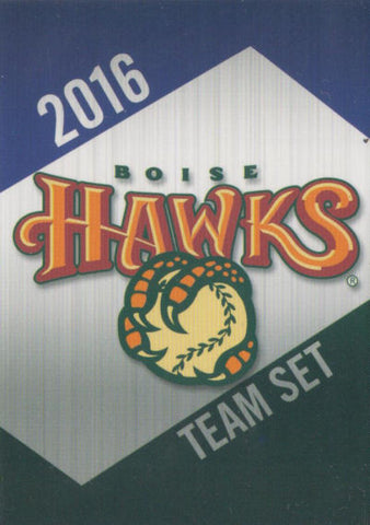 2016 Boise Hawks Header Checklist