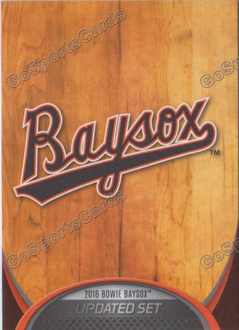 2016 Bowie Baysox Update Header Checklist