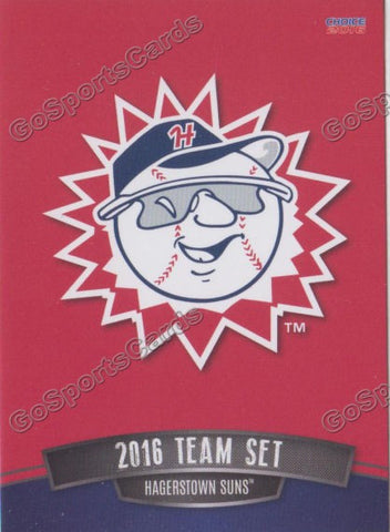 2016 Hagerstown Suns Header Checklist