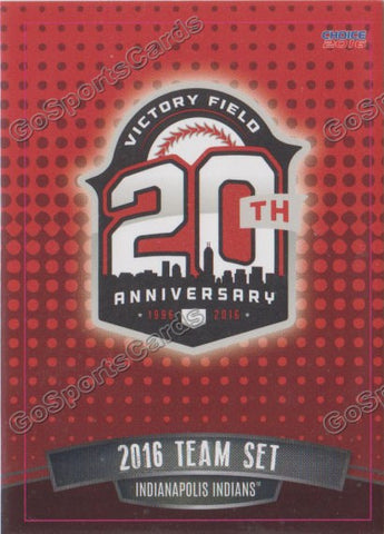 2016 Indianapolis Indians Header Checklist