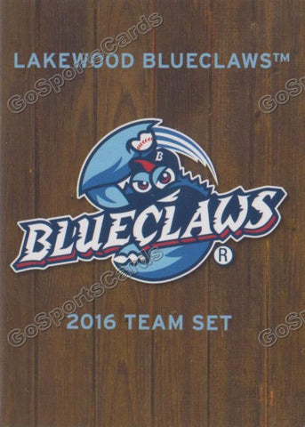 2016 Lakewood BlueClaws Header Checklist
