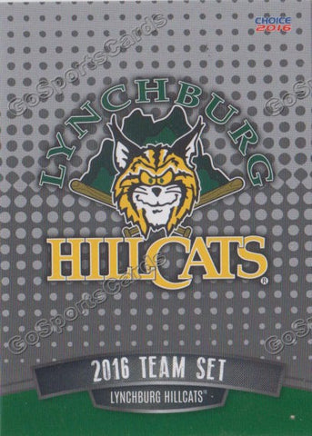 2016 Lynchburg Hillcats Header Checklist
