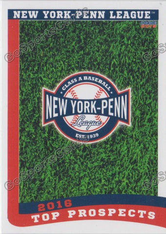 2016 New York Penn League Top Prospect NYPL Header Checklist