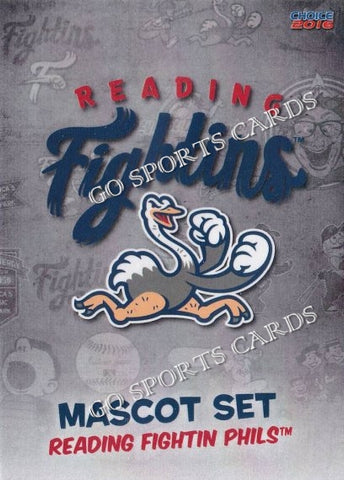 2016 Reading Fightin Phils Mascot Header Checklist