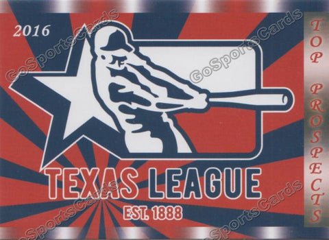 2016 Texas League Top Prospect Header Checklist