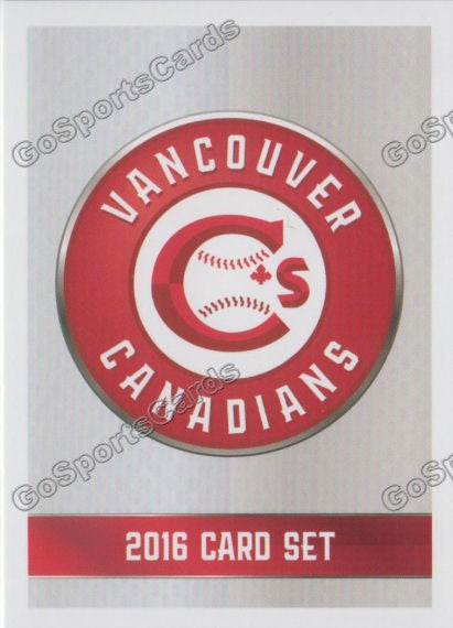 2016 Vancouver Canadians Header Checklist