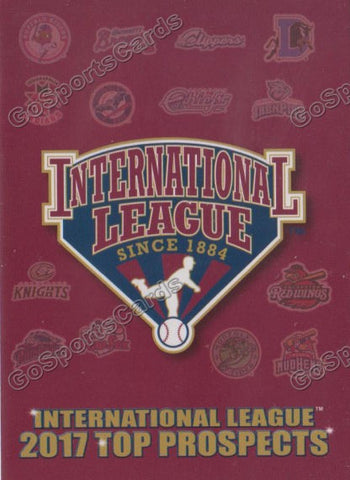 2017 International League Top Prospects Header Checklist